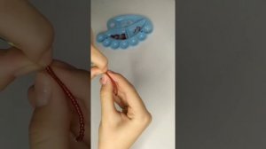 Плетём новогодние серёжки из бисера! Серёжки за 5 мин! Смотри скорее!!?