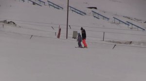 ⛷ ? Горные лыжи. Первые уроки. Обучение ребенка 5 лет.