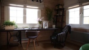 Дизайн интерьера деревянного дома из финского бруса HONKA