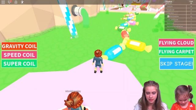 ПОБЕГ ИЗ КОНФЕТНОЙ СТРАНЫ РОБЛОКС в Сладкой стране ROBLOX CANDY OBBY смотреть онлайн