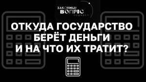 На что государство тратит деньги?| Бюджет 2022 | «Законный вопрос. Подкаст»