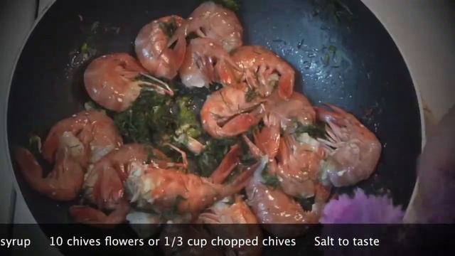 Sweet Prawns With Fennel And Chives Flowers смотреть онлайн