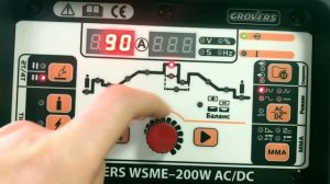 Сварочный аппарат Grovers WSME-200W AC/DC Pulse. Обзор./Как настроить сварочный аппарат TIG.