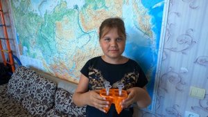 Фруктовый лёд из газировки и мармелада