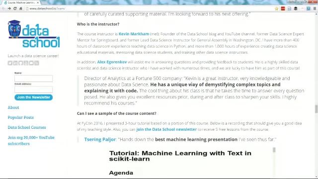Q&A about Machine Learning with Text (online course) смотреть онлайн