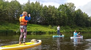 Мини поход по речке Мста в г.Боровичи.
