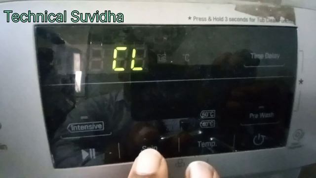 LG front load washing machine CL error смотреть онлайн