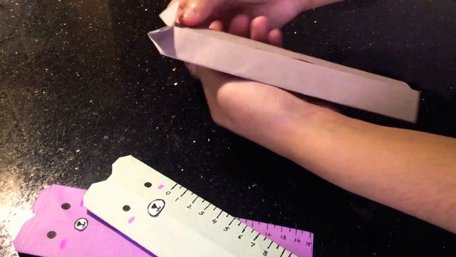 DIY Origami ruler bookmark || how to make origami bear ruler bookmark 📏 ...
