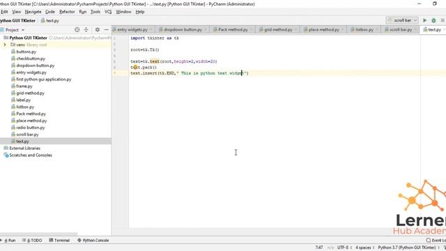 Display Texts In Tkinter (Python) | Text In Tkinter | How to Deal With Text in Tkinter Python