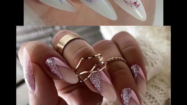 Идеи нежного маникюра МИНДАЛЬ / Дизайн ногтей #2023 / Nailart design ideas