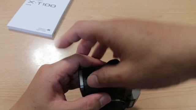 Fuji film mirrorless camera 【X-T100 double zoom】. Installation of grip. смотреть онлайн