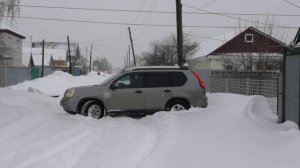 Nissan x-trail 2.5 вариатор по снегу Т31
