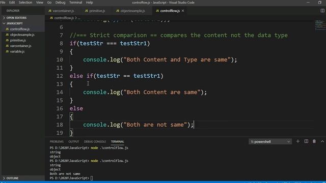 JavaScript Tutorial for Beginners | Part 6 - Control Flow - If Else | Learn JavaScript | ES6