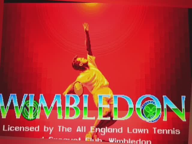 Wimbledon championship tennis. Sega mega drive 2. Обзор и реакция.