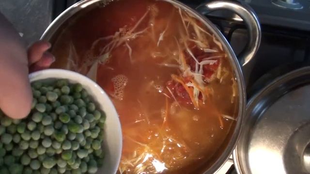 Овощной суп с фрикадельками смотреть онлайн