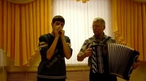 Попурри на татарские песни - губная гармоника и баян.
