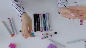 СПИРТОВЫЕ МАРКЕРЫ. ЛАЙФХАК ПО ИСПОЛЬЗОВАНИЮ. ОБОЗНАЧЕНИЯ НА МАРКЕРАХ