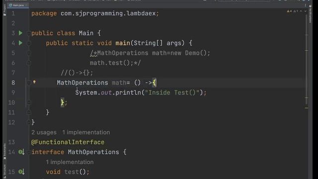 #java8 #lambdaexpression #functionalinterface Java8 Lambda Expresion & Functional Interface . смотреть онлайн