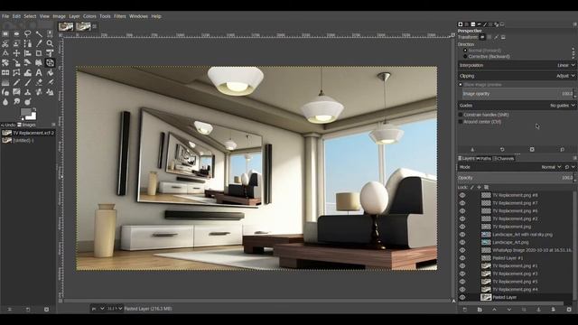 How to Place an Image Inside of a Frame in GIMP | Shukoloton смотреть онлайн