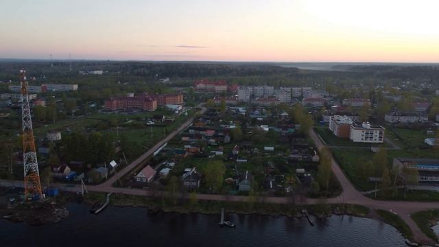 Вознесенье, вечер, река Свирь. смотреть онлайн