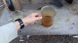 почистил золото друга от примесей, понял процесс чистки нитритом натрия...