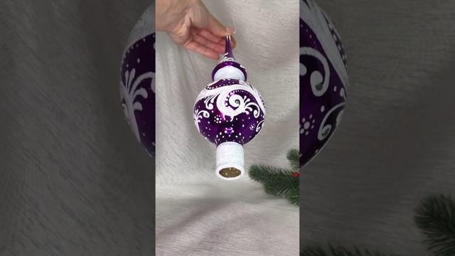 Арт. ВР3  Верхушка расписная фиолетовая