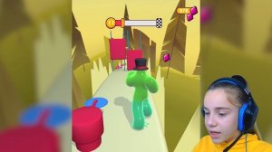 ЭВОЛЮЦИЯ СЛАЙМА В МОНСТРА, МАКСИМАЛЬНЫЙ УРОВЕНЬ Blob Runner 3D