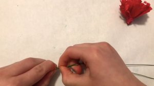 Как Сделать Гвоздику из Бумаги Своими руками Поделки на 9 мая Paper flowers