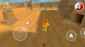 Находим все стикеры в пустыне! Super bear adventure прохождение