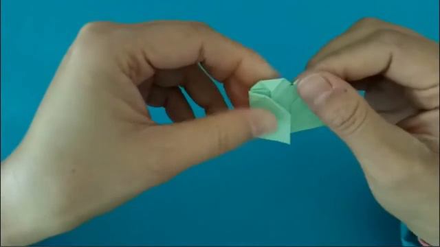 Origami Tutorial - Folding Lucky Clover./幸运四叶草折纸教程 смотреть онлайн