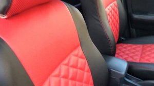 Авточехлы из экокожи для Тойота Королла 120 Ромб Установка