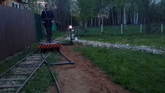 Тест стрелки. Флюгарка. Садовая узкоколейка. Feldbahn смотреть онлайн