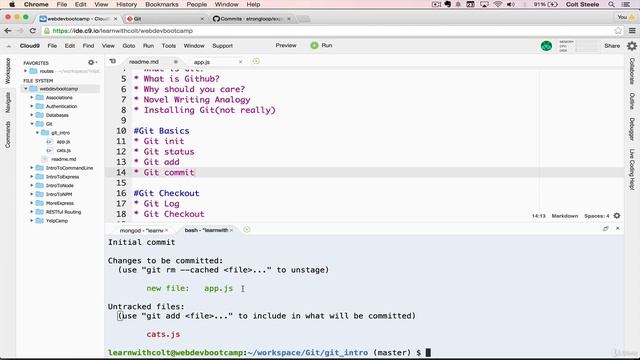 Git Init, Add, and Commit смотреть онлайн