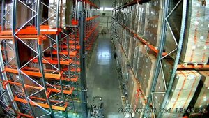 Загрузка глубинного стеллажа