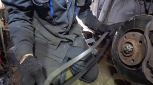 Замена ручейкового ремня Peugeot 307