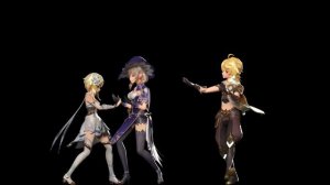 【MMD x Blender】 HOLOGRAM READY 4K 60 FPS -Amazing Dolce- 【Genshin Impact】