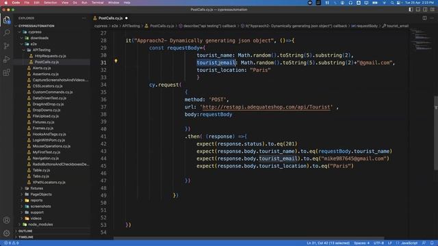 API Testing using Cypress | Different ways to create Post request Body | Part 2