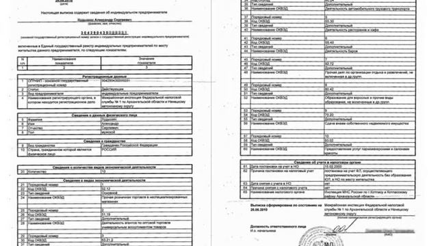 1. Подготовим документы для заполнения декларации ИП