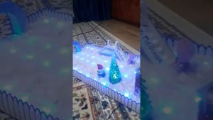 Новогодний домик .Зимний подделка для садика.