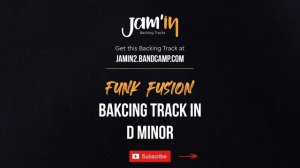 Funk Fusion Guitar Backing Track in D Minor