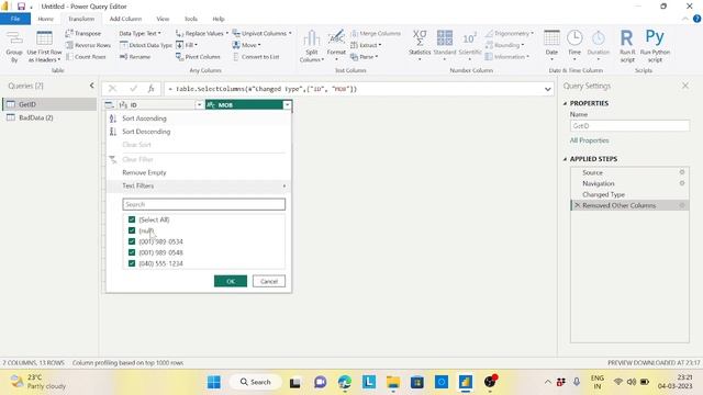 Bad Data Clean up Using Power Query смотреть онлайн