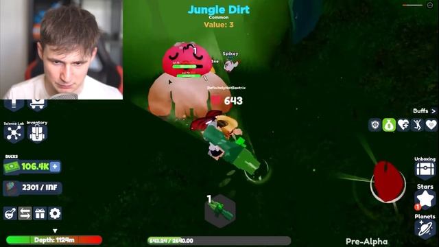 Using DARK MATTER to destroy MAX LEVEL GEMS! - Roblox Planet mining смотреть онлайн