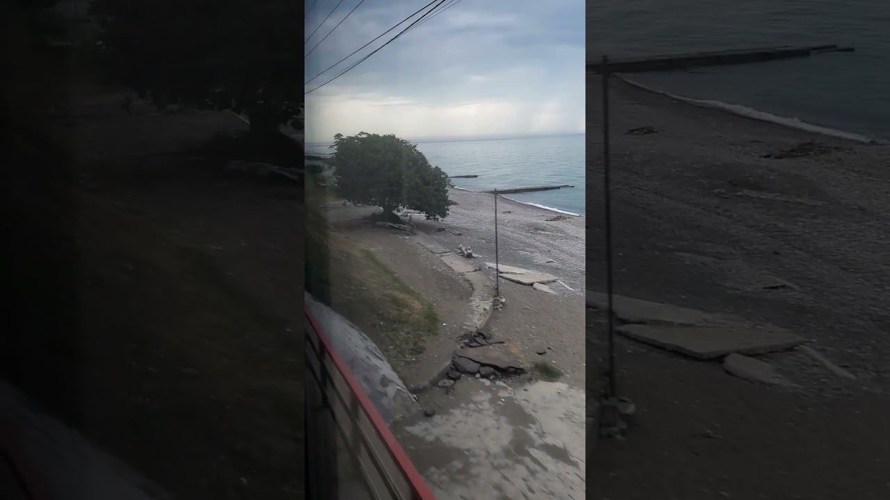 Вид из ласточки | Погода сегодня - Лазаревское #погодасочи #beach #travel смотреть онлайн