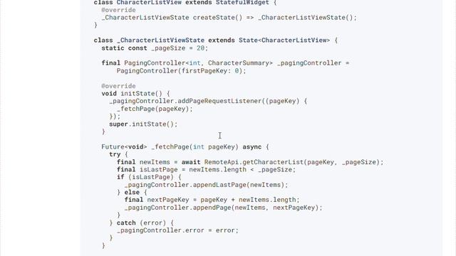 Flutter infinite scroll widget #flutter #flutterdeveloper #flutterwidgets #flutterapp