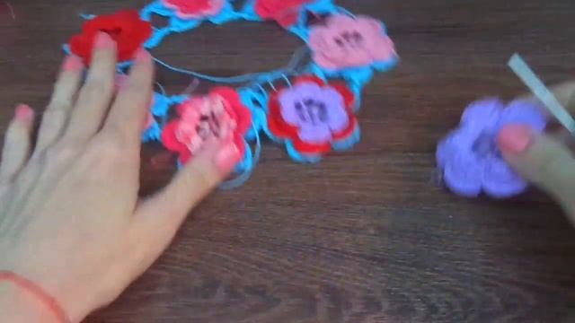 Вяжем из остатков. Салфетка, вязаная крючком "Бутон роз". МК. Часть 1 из 2