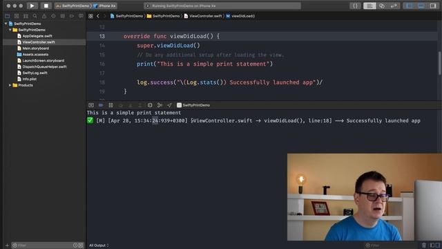 Xcode Debugging - Debug with Better Print Statements смотреть онлайн