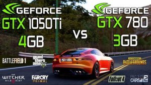 GTX 780 3GB vs GTX 1050 Ti 4GB Test in 7 Games