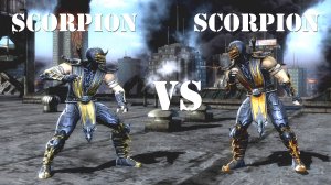 Mortal Kombat Komplete Edition - SCORPION VS SCORPION.