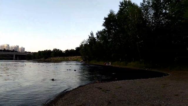 Остров Татышев, прогулка 2023 (Октябрьский мост, встреча с местными, озеро любви, ночной Красноярск смотреть онлайн