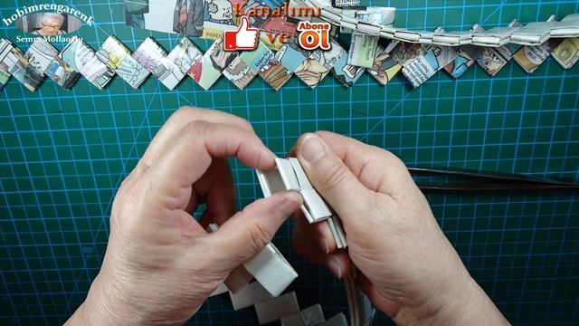 Kagıt sırt çanta yapımı Bölüm 1-- Paper backpack making Part 1 -- Geridönüşüm – Recycle смотреть онлайн